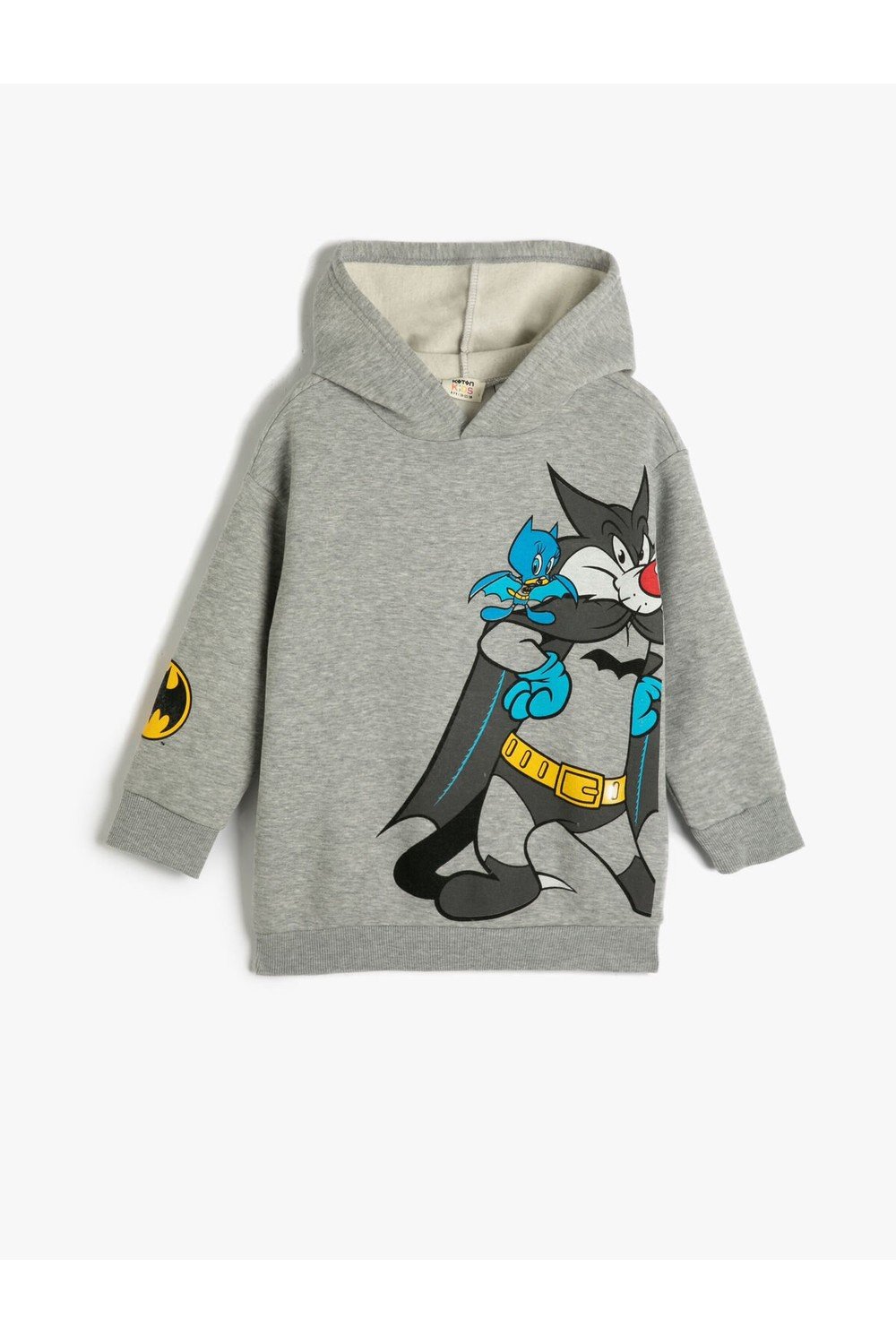 Koton Disney Batman Sweatshirt Licensed Long Sleeved Shark