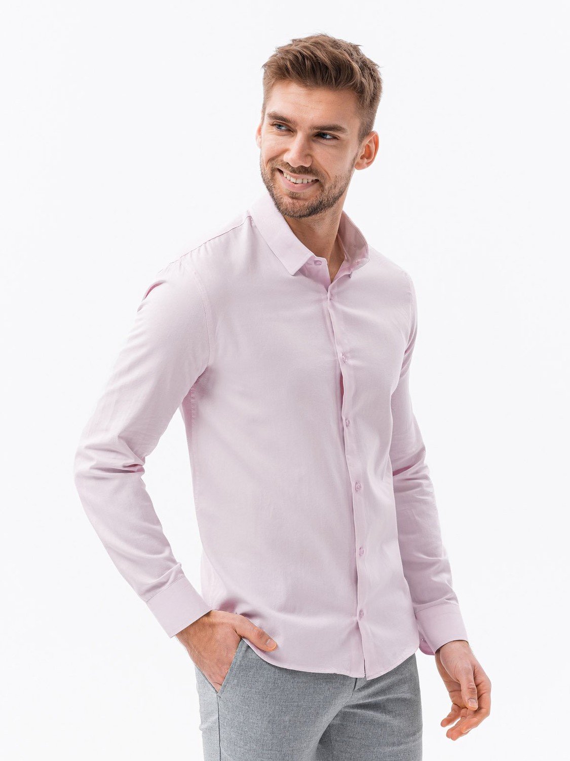 Ombre Men's shirt with long sleeves