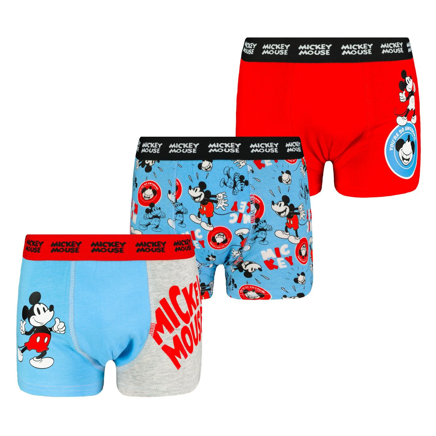 Chlapecké boxerky Mickey Mouse 3ks Frogies