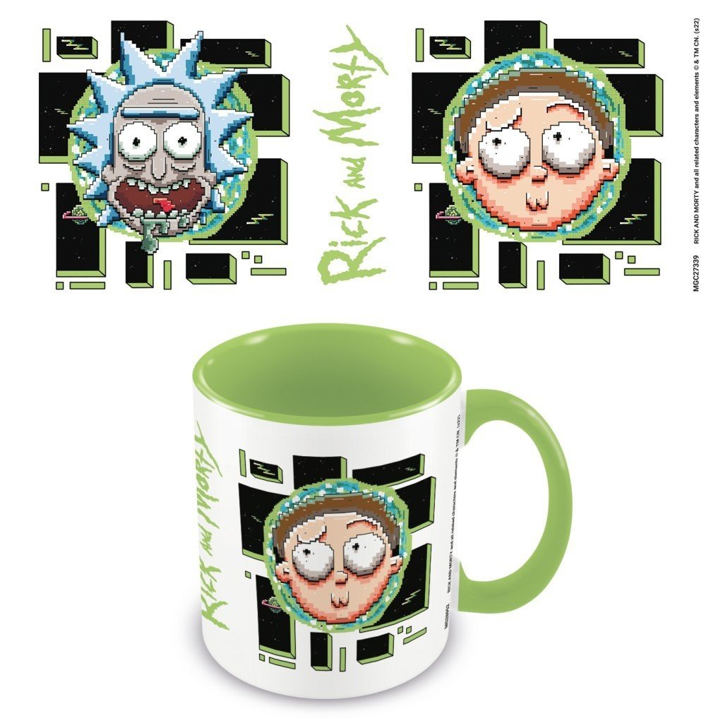 Rick And Morty Hrnek 315 ml - Pixel Breakou - EPEE Merch - Pyramid