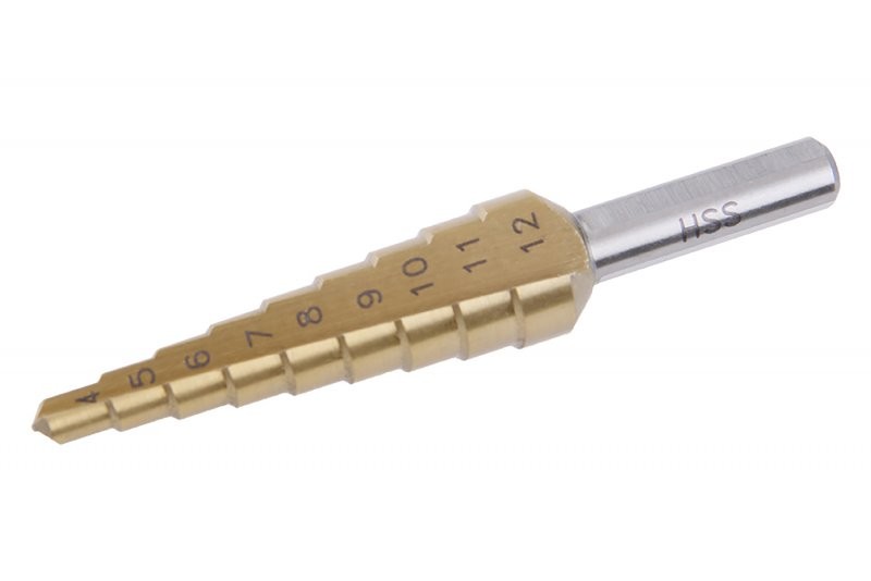 FESTA Vrták stupňový HSS TiN 4-12mm 9 stupňů