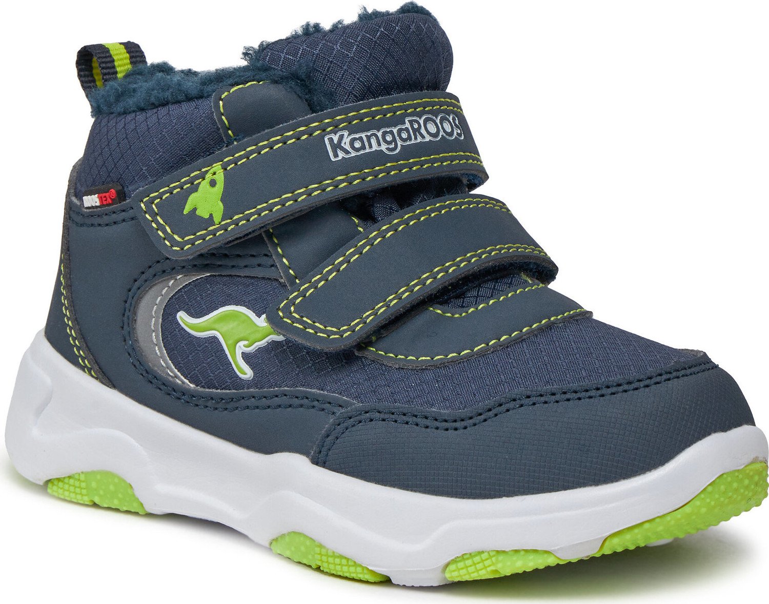 Kotníková obuv KangaRoos KS-Freezer V RTX 02221-000-4054 Dk Navy/Lime