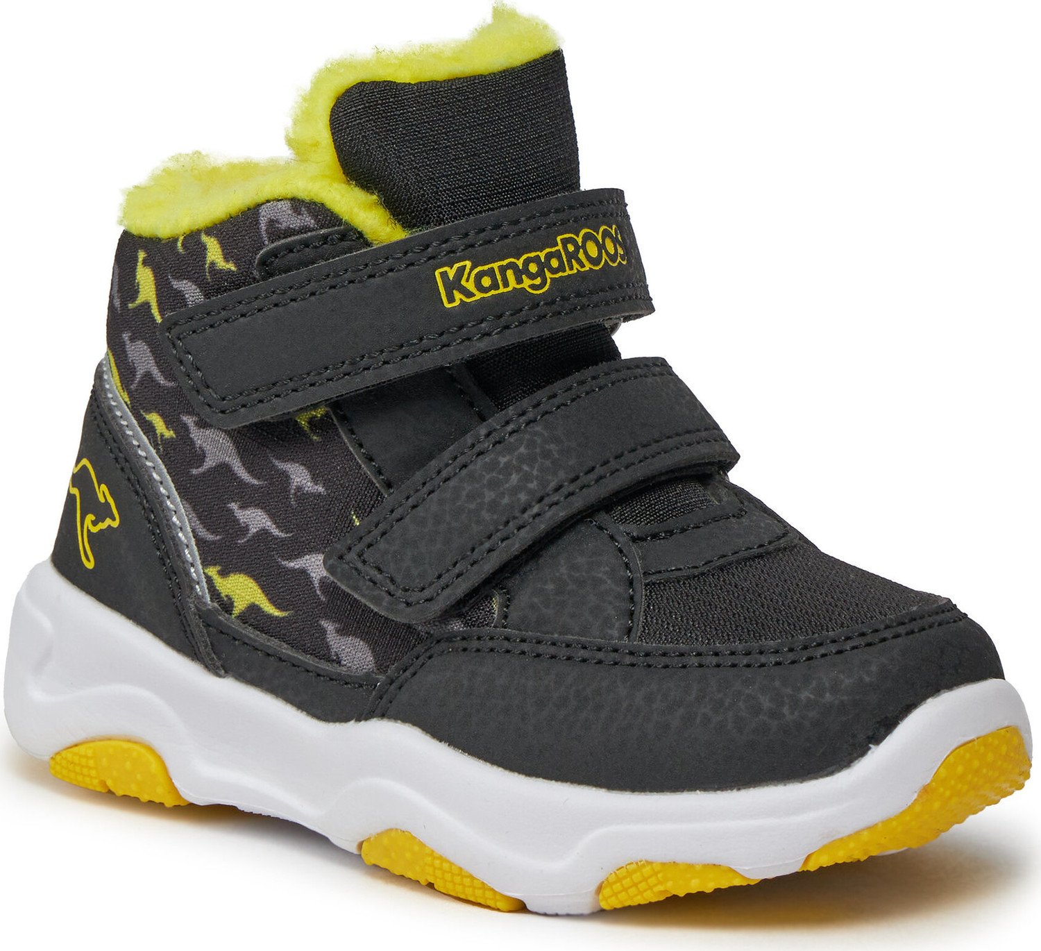 Kotníková obuv KangaRoos KS-Goku V 02220-000-5094 Jet Black/Lemon Chrome