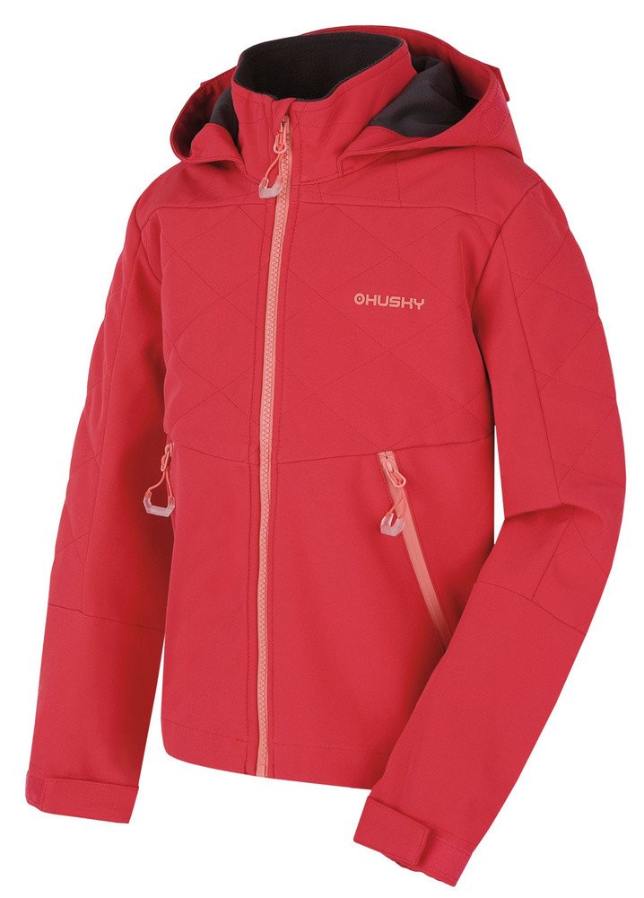 Husky Dětská softshell bunda Salex K pink 122-128
