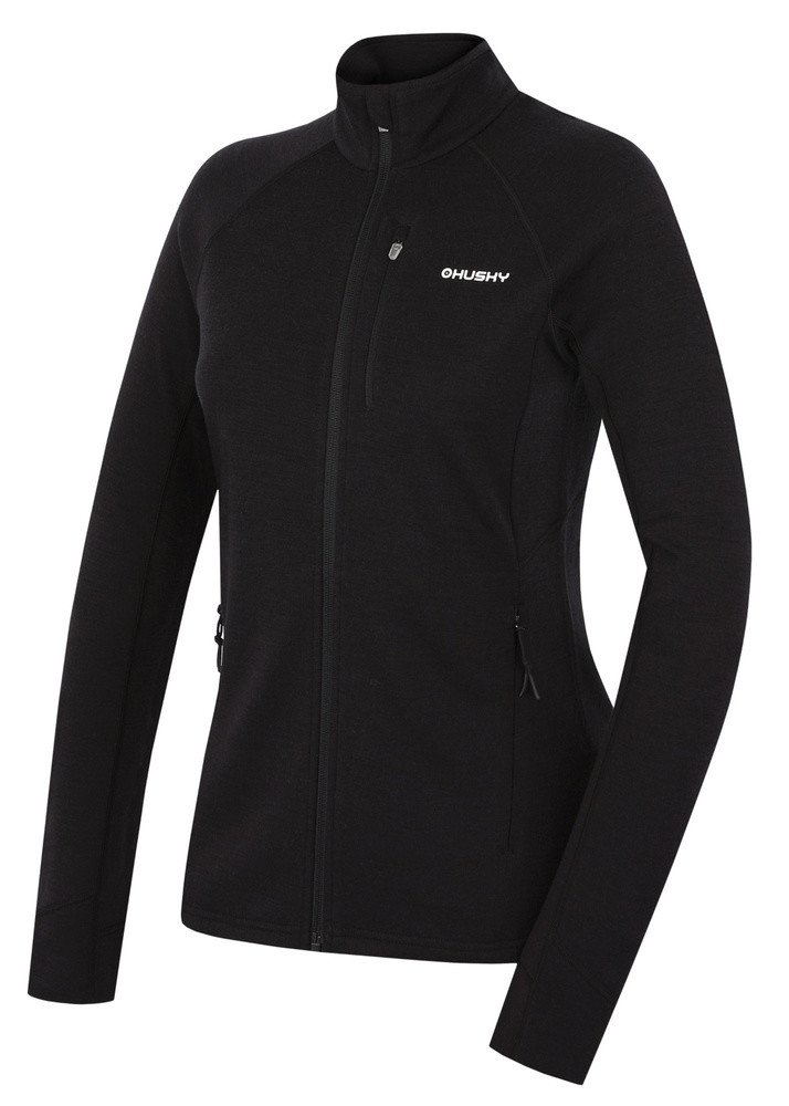 Husky Dámská mikina z merino vlny Alou L black XL