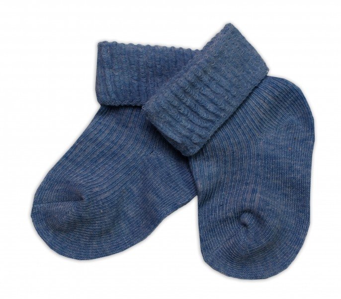 Kojenecké ponožky, Baby Nellys, jeans 62-68 (3-6m)