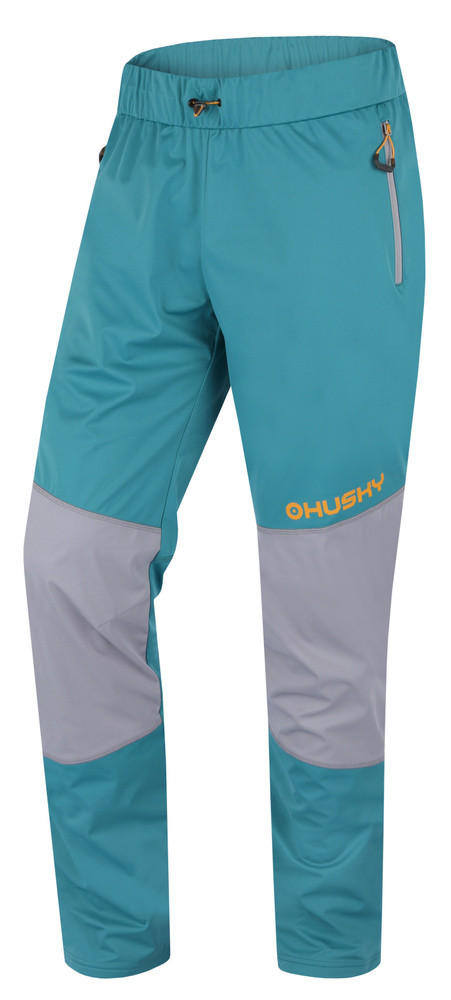 Husky Pánské softshellové kalhoty Kala M turquoise/brown S