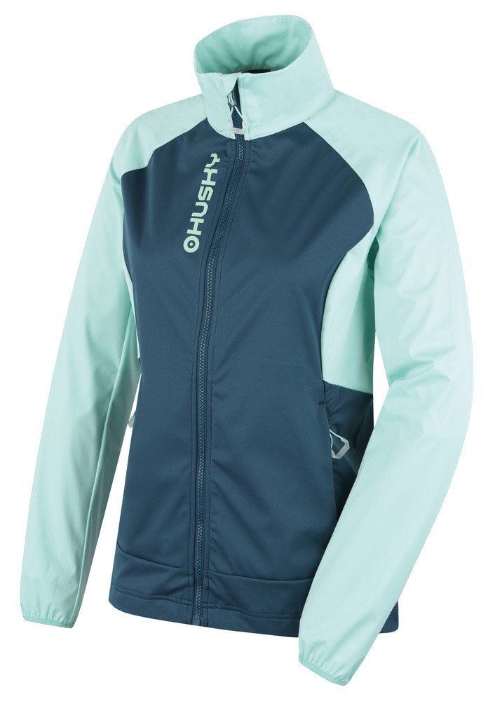 Husky Dámská softshell bunda Suli L mint/turquoise L