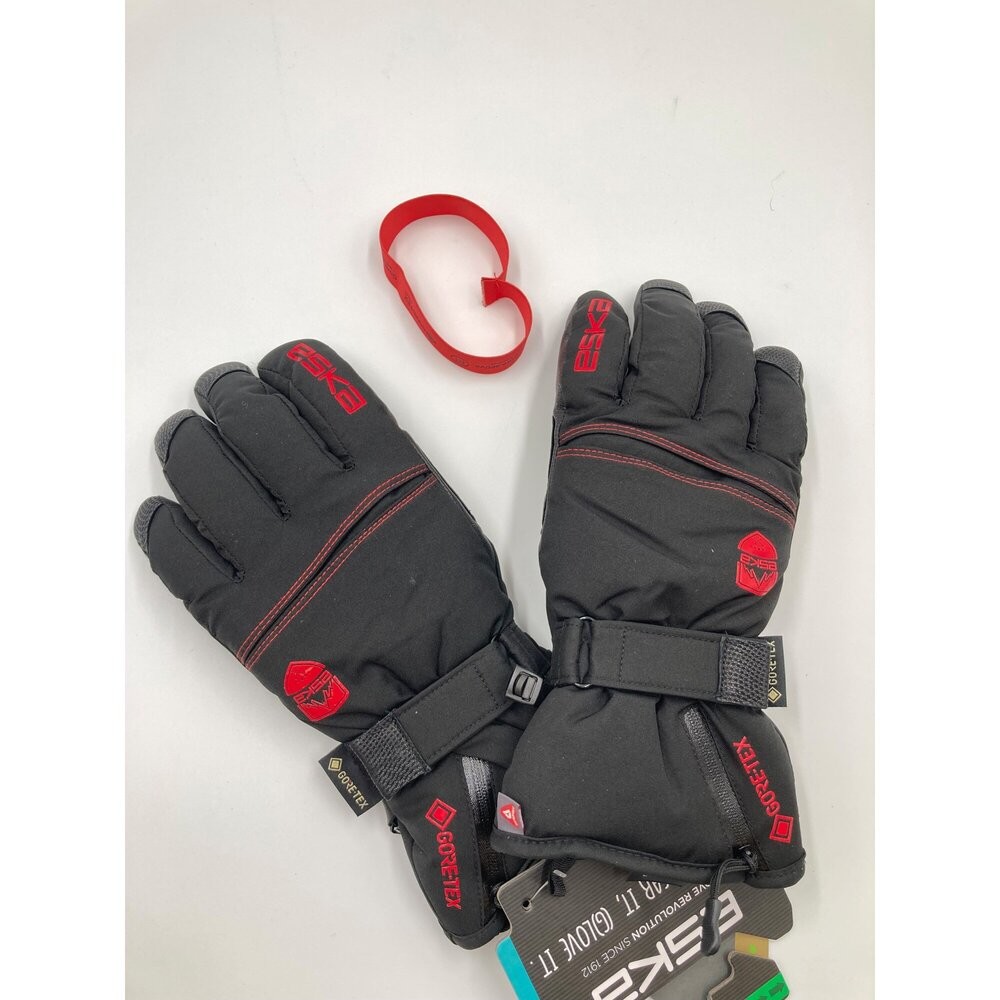 Eska Lyžařské rukavice Club Pro GTX black/red 10, Černá / červená