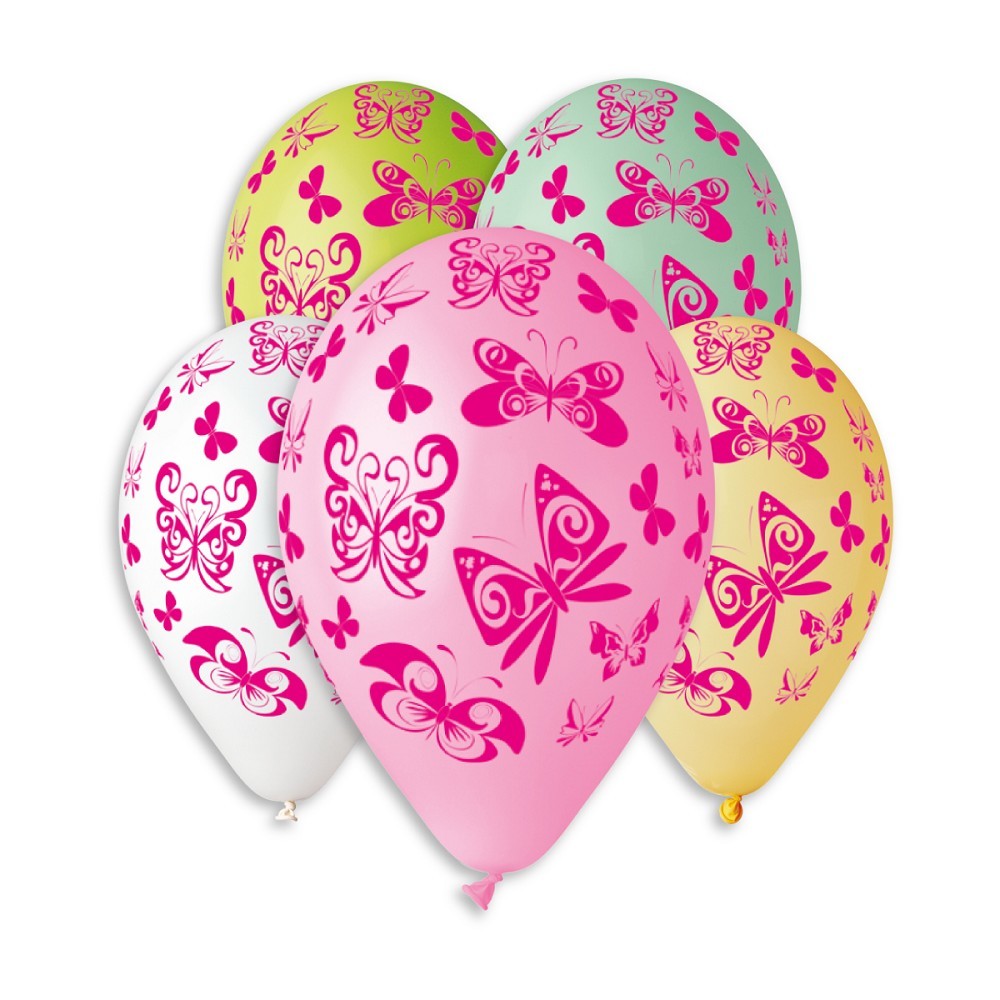 OB balónky GS110 Motýlci 100 ks