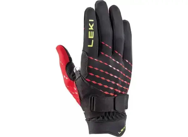 Leki  Ultra Trail Breeze Shark rukavice Black/Red/Neon Yellow vel. 7