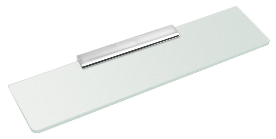 Sapho Skleněná police 500mm, chrom/mléčné sklo