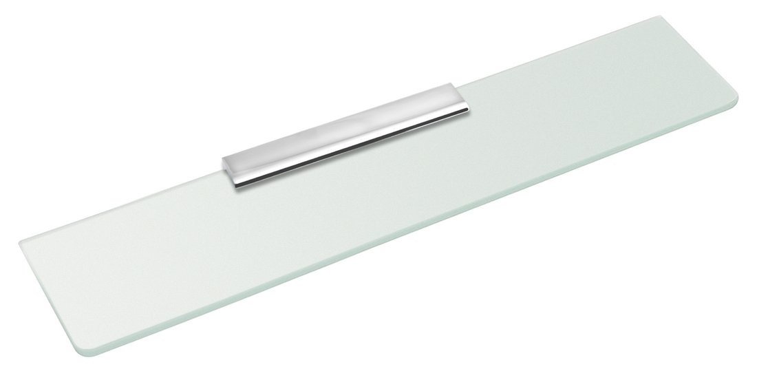 Sapho Skleněná police 700mm, chrom/mléčné sklo