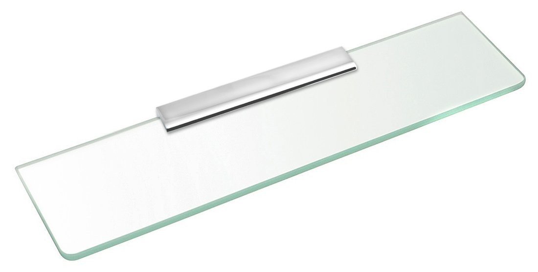 Sapho Skleněná police 500mm, chrom/čiré sklo