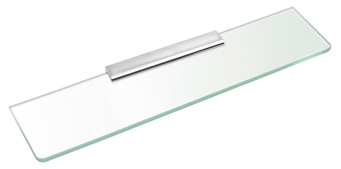 Sapho Skleněná police 600mm, chrom/čiré sklo