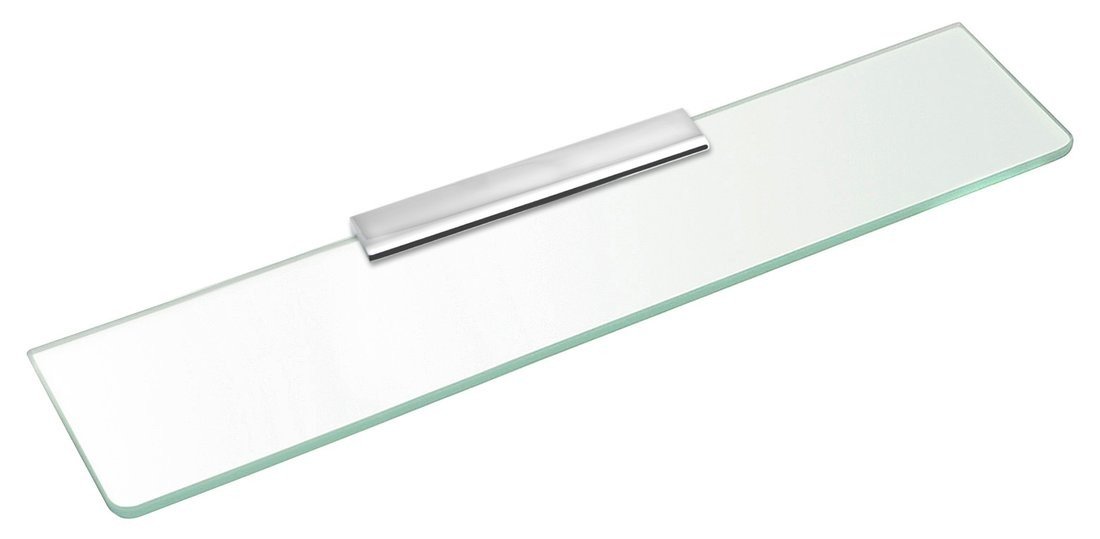 Sapho Skleněná police 700mm, chrom/čiré sklo