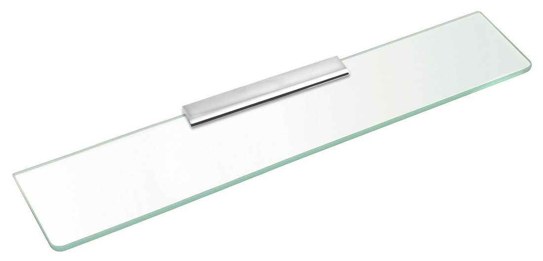 Sapho Skleněná police 800mm, chrom/čiré sklo