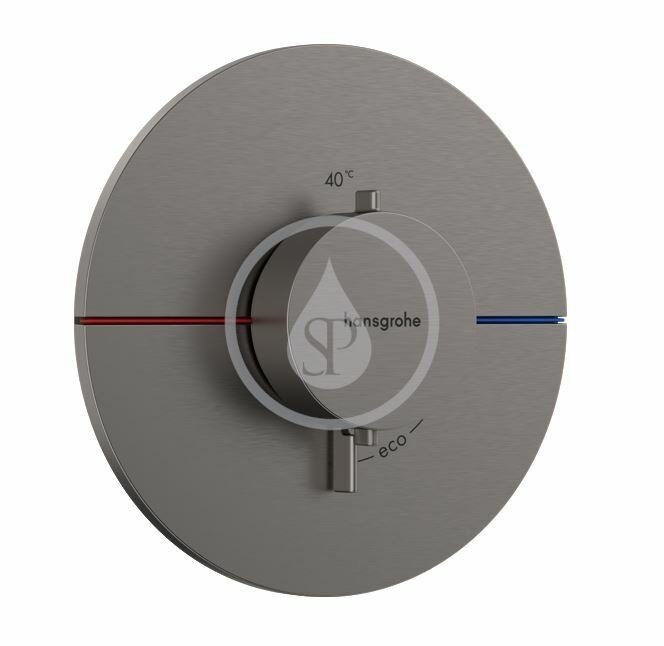 Hansgrohe 15559340 - Termostatická baterie pod omítku, kartáčovaný černý chrom