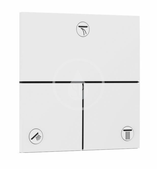 Hansgrohe 15573700 - Ventil pod omítku, pro 3 spotřebiče, matná bílá