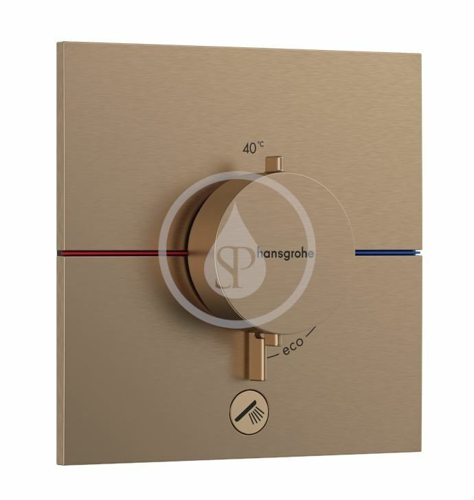 Hansgrohe 15575140 - Termostatická baterie pod omítku, kartáčovaný bronz