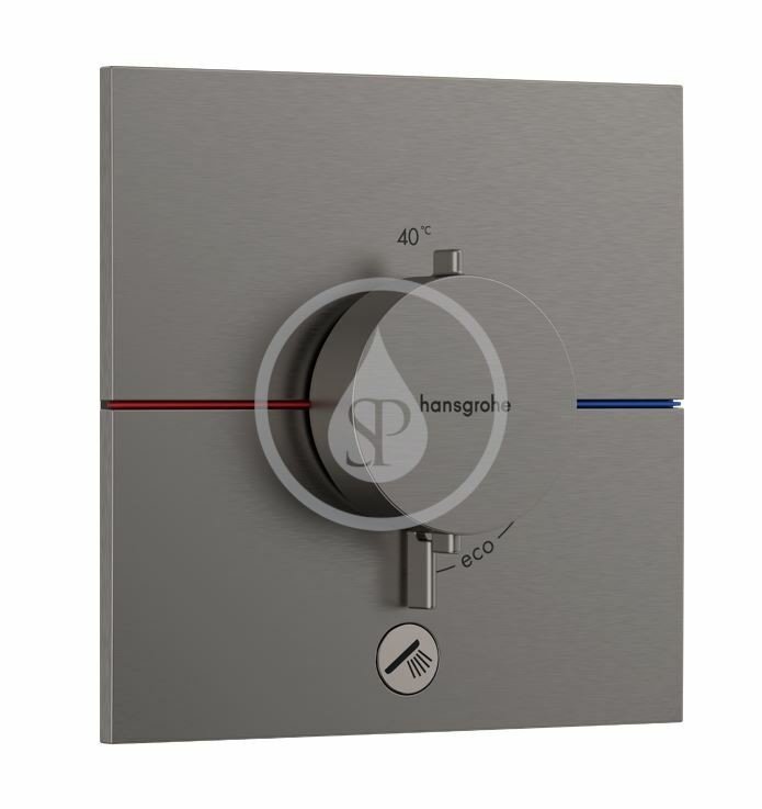 Hansgrohe 15575340 - Termostatická baterie pod omítku, kartáčovaný černý chrom