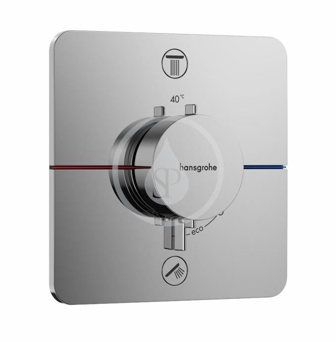 Hansgrohe 15583000 - Termostatická baterie pod omítku, pro 2 spotřebiče, chrom