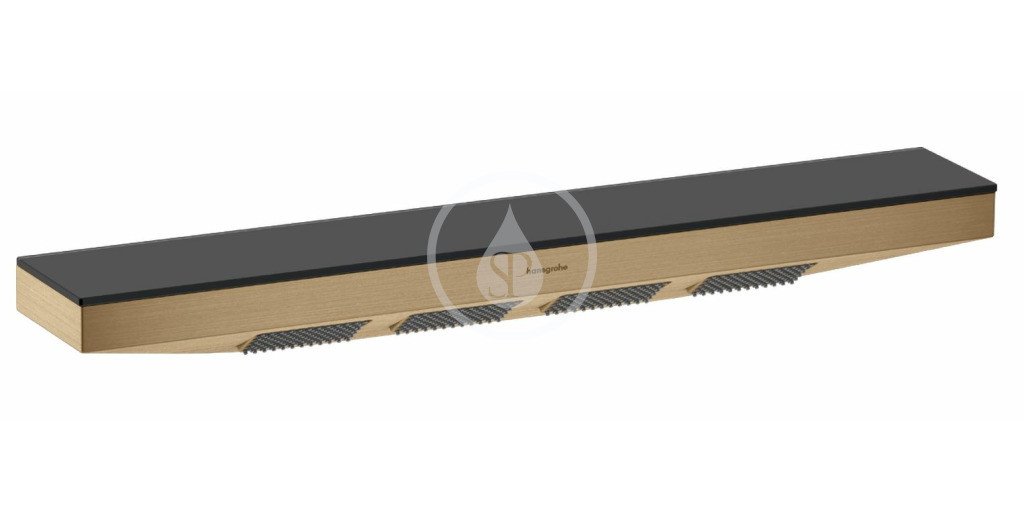Hansgrohe 26243140 - Šíjová sprcha s poličkou, kartáčovaný bronz