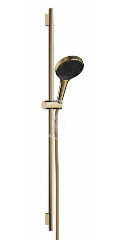 Hansgrohe 28744990 - Set sprchové hlavice, tyče a hadice, 3 proudy, EcoSmart, zlatá