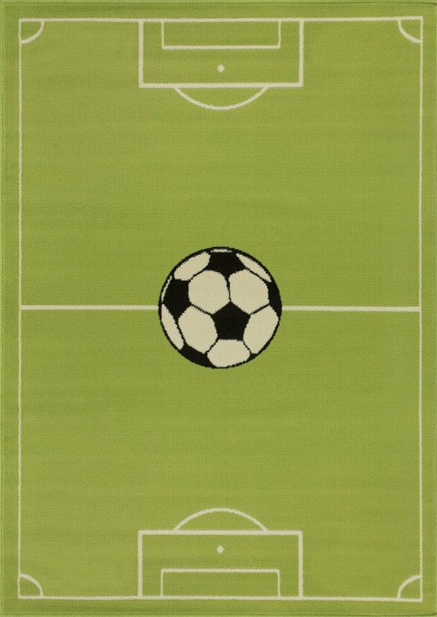 Dětský koberec Kids 533549/67955 Hřiště zelený