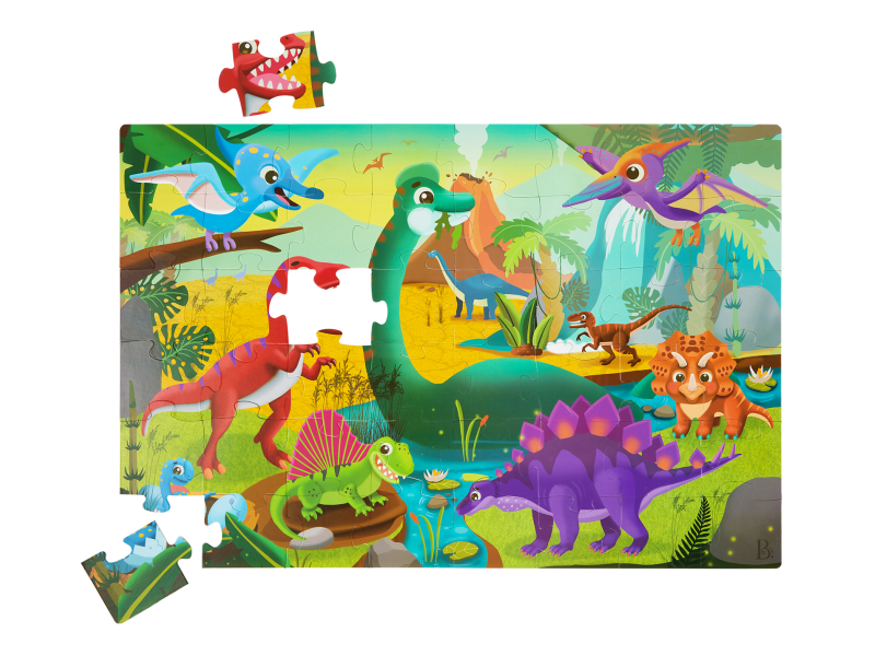 B-Toys Puzzle maxi - Dinosaurus 48 ks