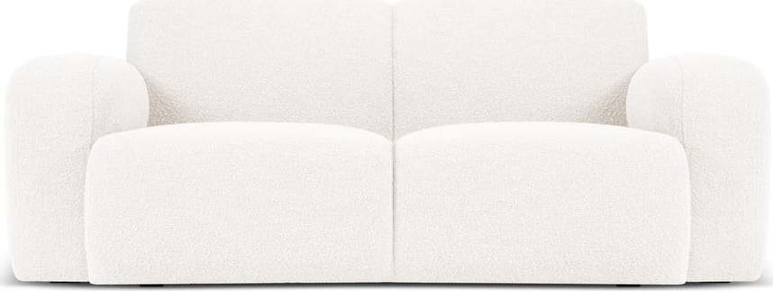 Bílá pohovka z textilie bouclé 170 cm Molino – Micadoni Home