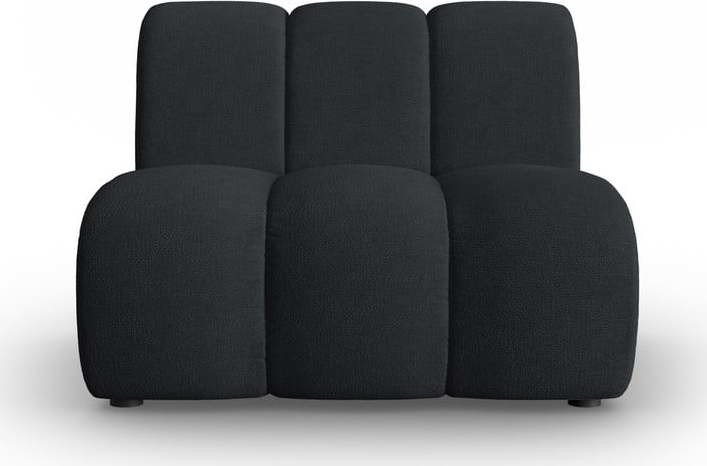 Černý modul pohovky Lupine – Micadoni Home