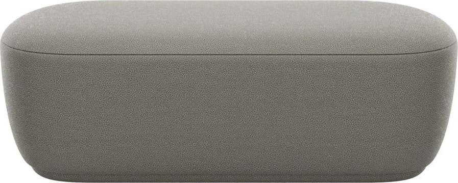 Šedá lavice z textilie bouclé KUON – Blomus