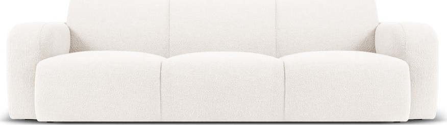 Bílá pohovka z textilie bouclé 235 cm Molino – Micadoni Home