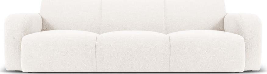 Bílá pohovka z textilie bouclé 235 cm Molino – Micadoni Home