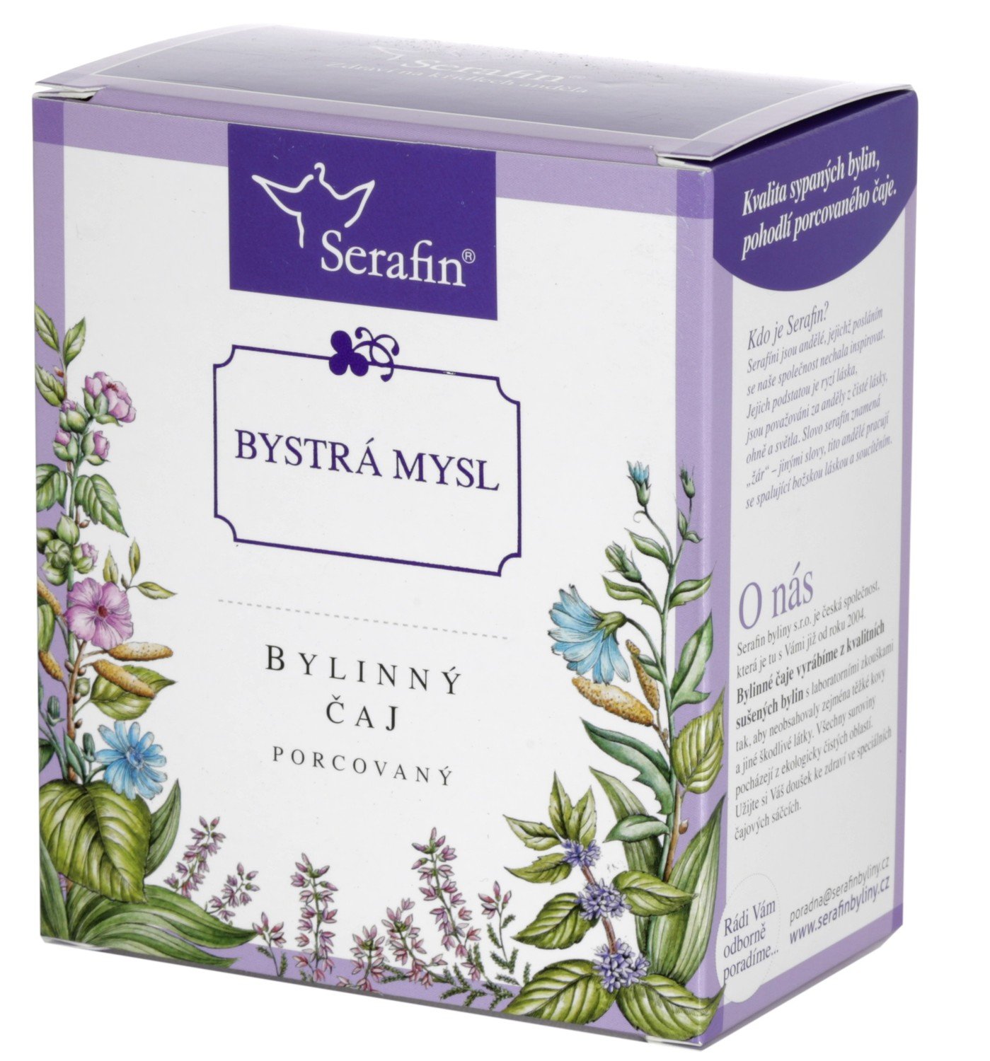 Serafin byliny Bystrá mysl - bylinný čaj porcovaný 37,5g