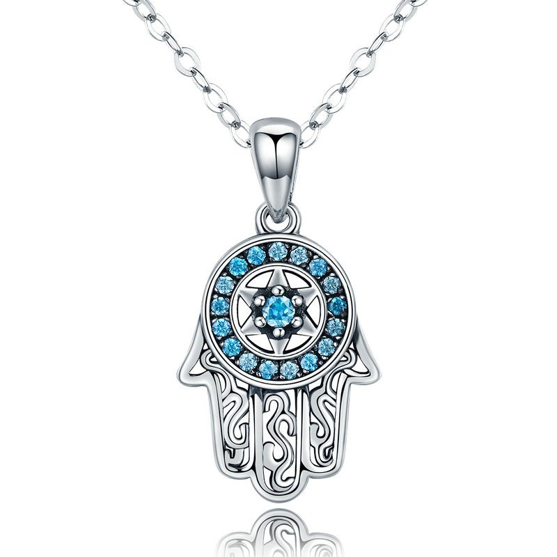 Royal Fashion náhrdelník Hamsa Symbol ochrany SCN264