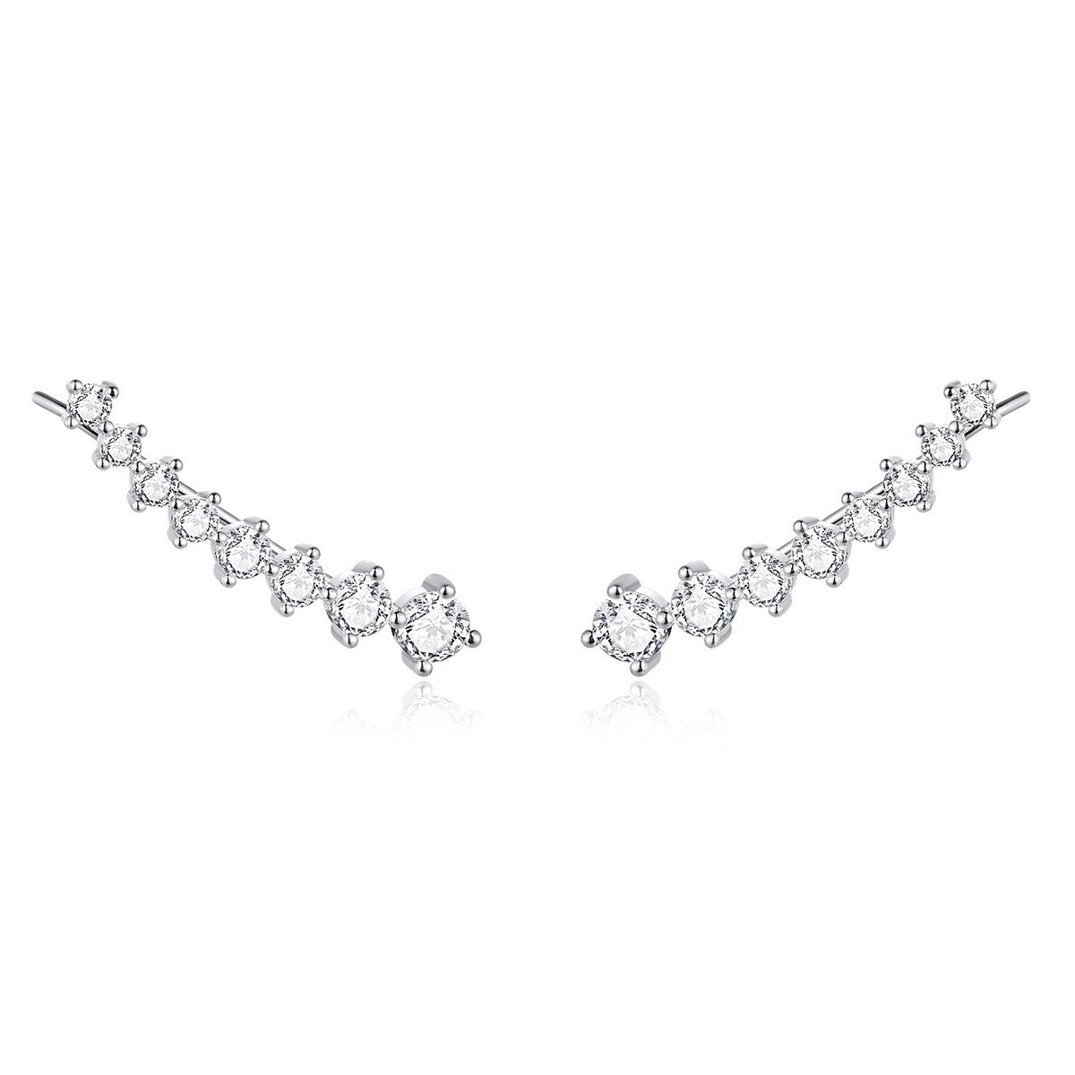 Royal Fashion náušnice přes ucho Třpytivé kameny SCE920