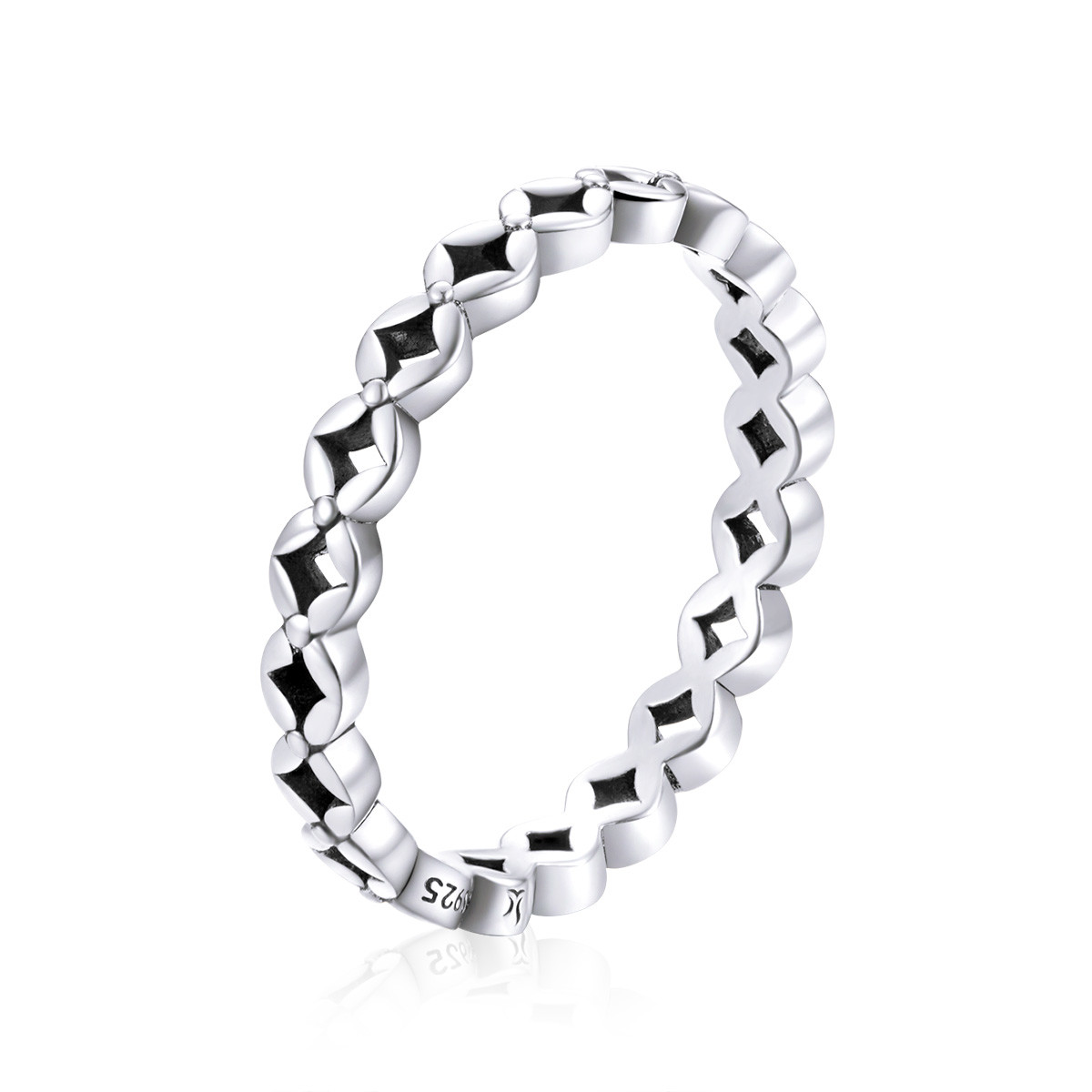 Emporial stříbrný prsten Pole hvězd SCR648 Velikost: 6 (EU: 51-53)