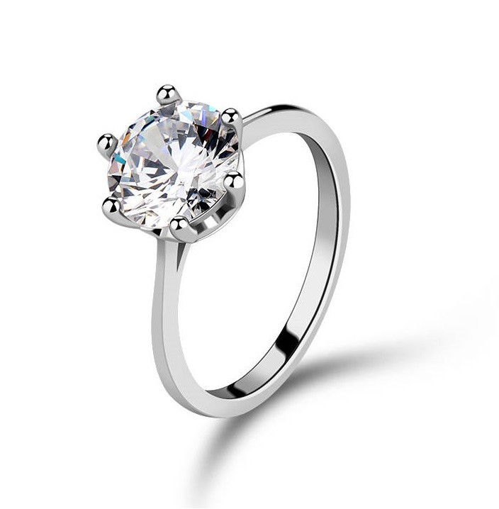Emporial stříbrný rhodiovaný prsten Princeznin klenot MA-MR1006-SILVER Velikost: 5 (EU: 49-50)