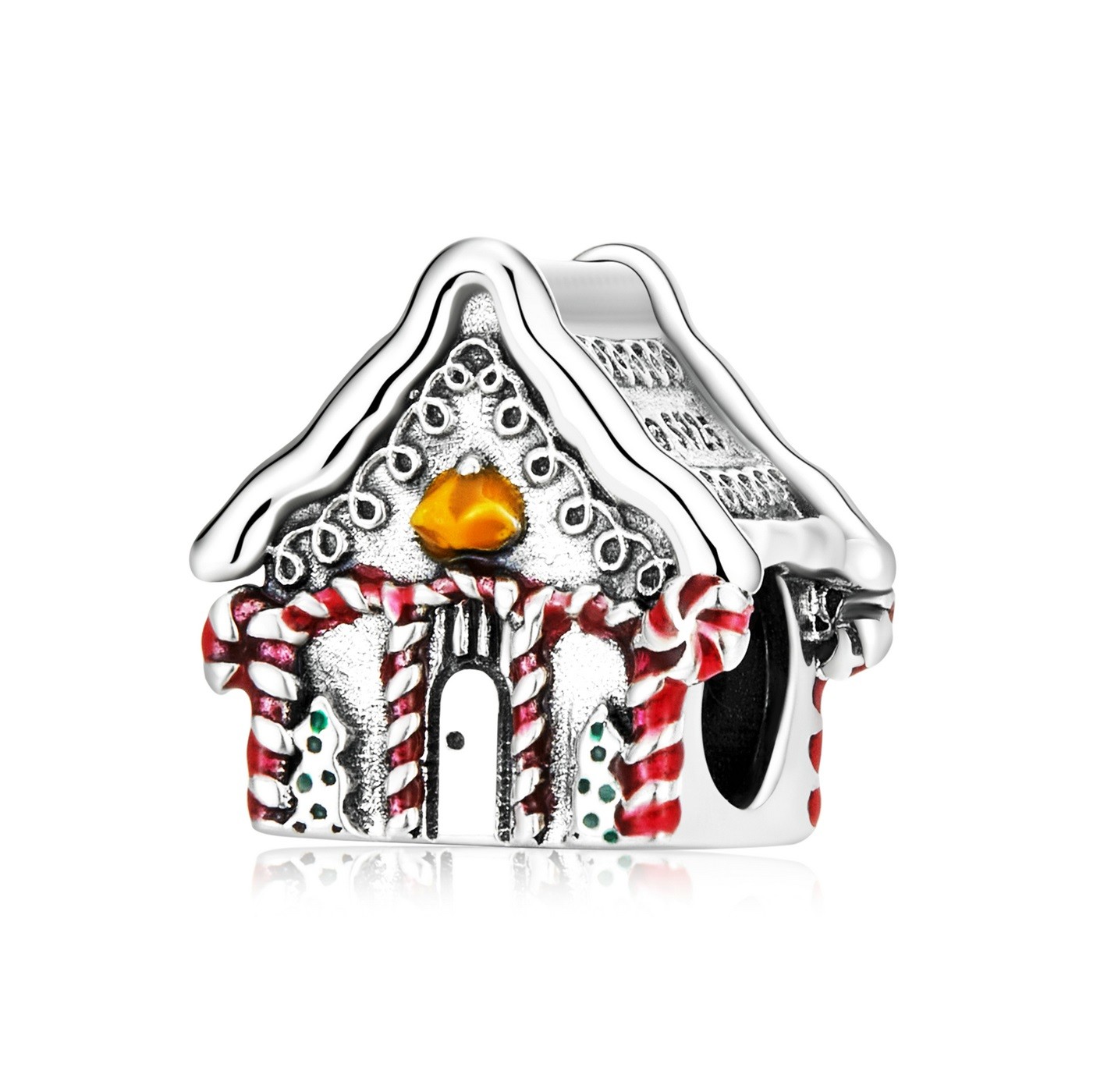 Royal Fashion stříbrný přívěsek Perníková chaloupka BSC538