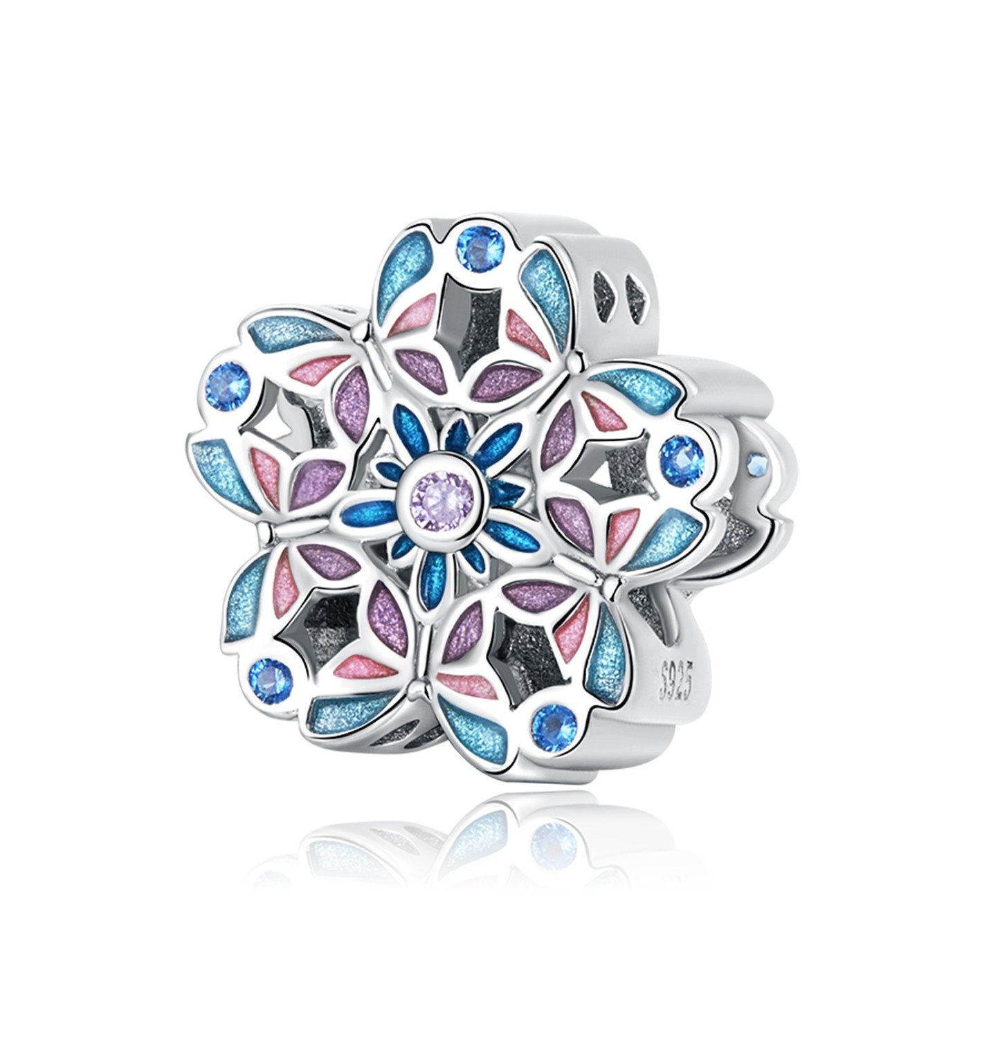 Royal Fashion stříbrný přívěsek Motýlí květ SCC2252