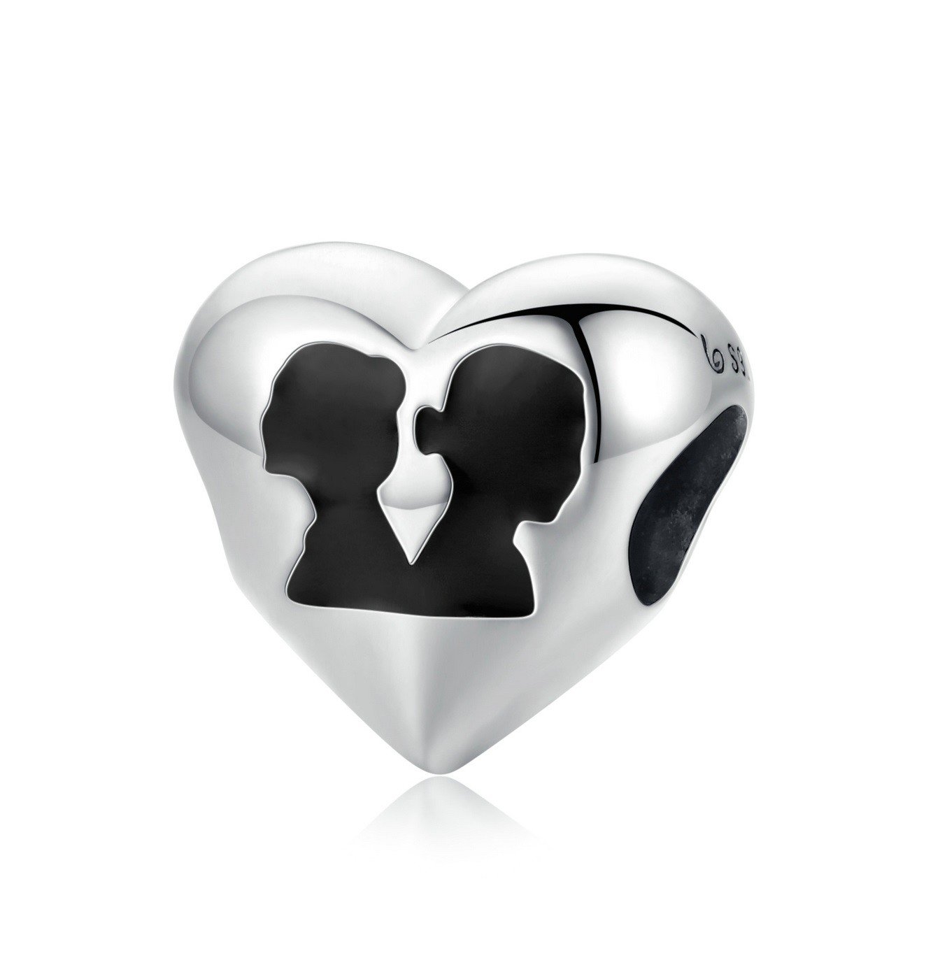 Royal Fashion stříbrný přívěsek Silueta přátelství BSC549