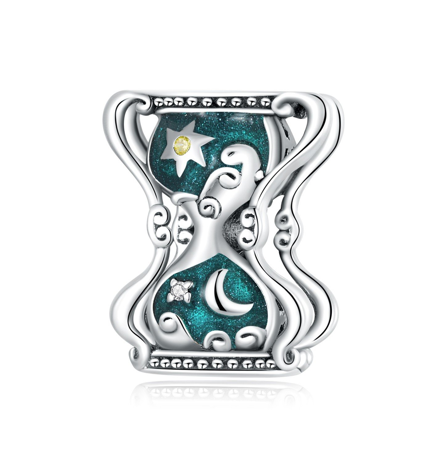 Royal Fashion stříbrný přívěsek Přesýpací hodiny SCC2265