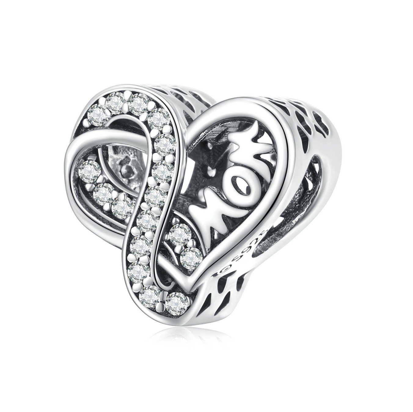 Royal Fashion stříbrný přívěsek Milovaná maminka BSC516