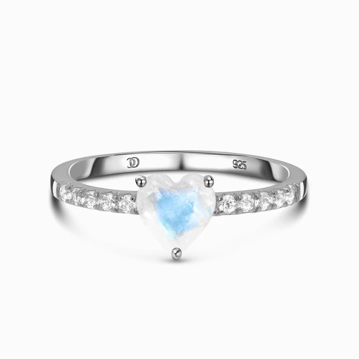 Royal Fashion stříbrný prsten GU-DR23089R-SILVER-MOONSTONE-TOPAZ Velikost: 5 (EU: 49-50)