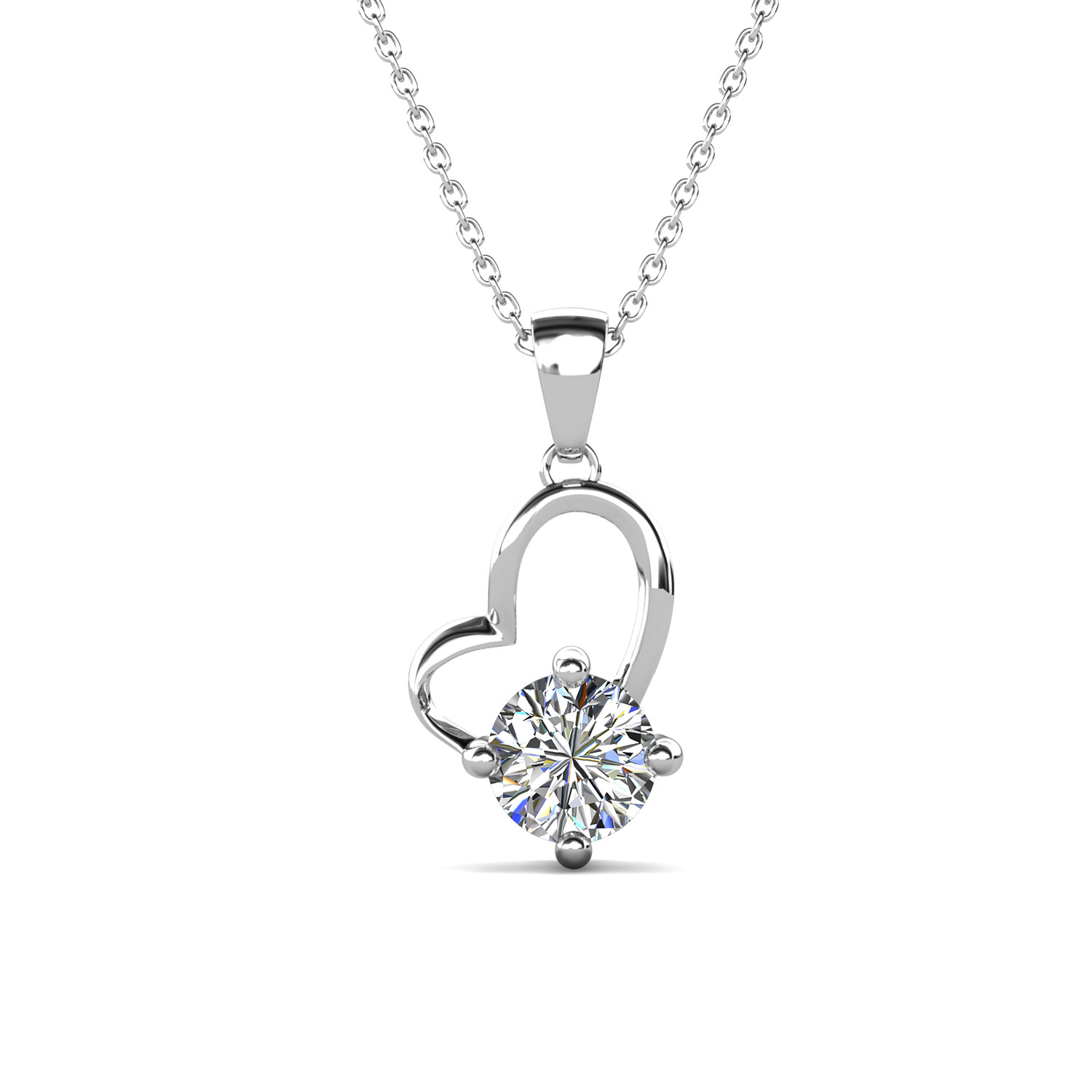 Emporial stříbrný pozlacený náhrdelník MP099