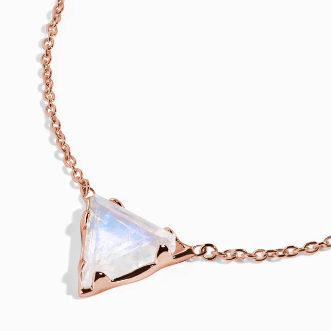 Royal Fashion náhrdelník 18k zlato Vermeil DR24902N-RG-MOONSTONE