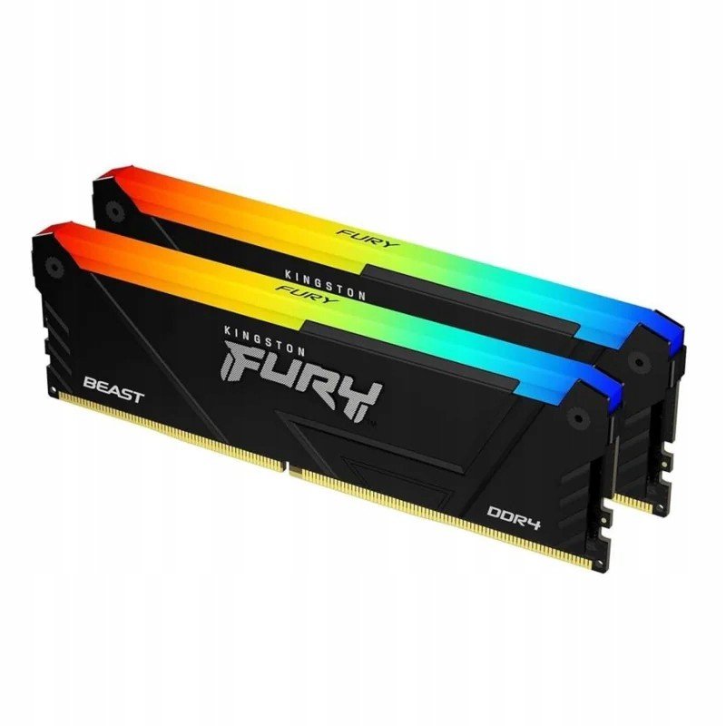 Kingston FURY Beast DDR4 16GB (Kit 2x8GB) 3200MHz DIMM CL16 RGB