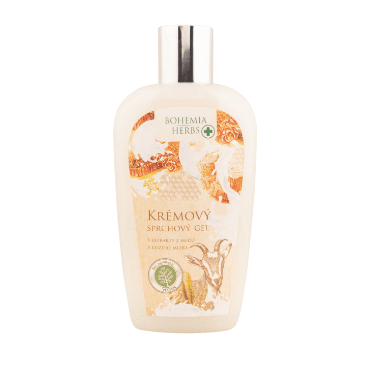 Bohemia Herbs sprchový gel med a kozí mléko 250 ml